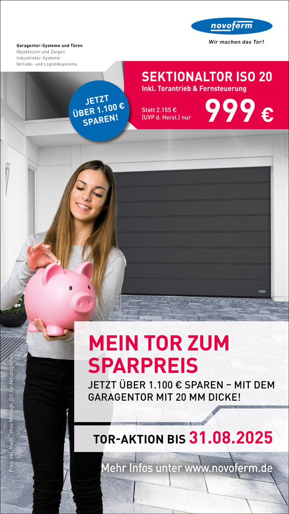Sektionaltor iso 20